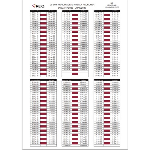 Ready Reckoner Laminated 2026