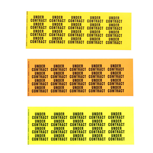 Labels window: UNDER CONTRACT - sh22