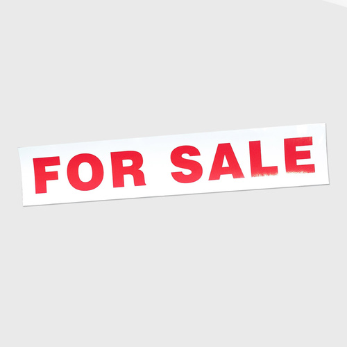 Sticker vinyl: FOR SALE