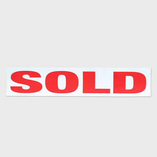 Sticker vinyl: SOLD