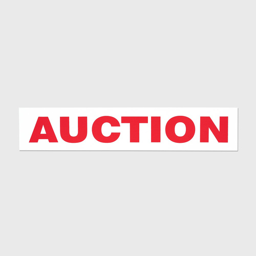Sticker vinyl: AUCTION
