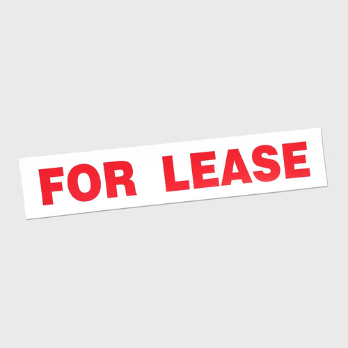 Sticker vinyl: FOR LEASE