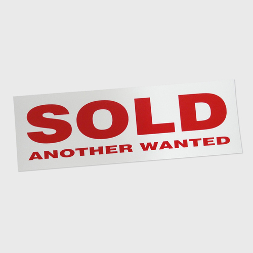 Sticker Large: SOLD ANOTHER WANTED