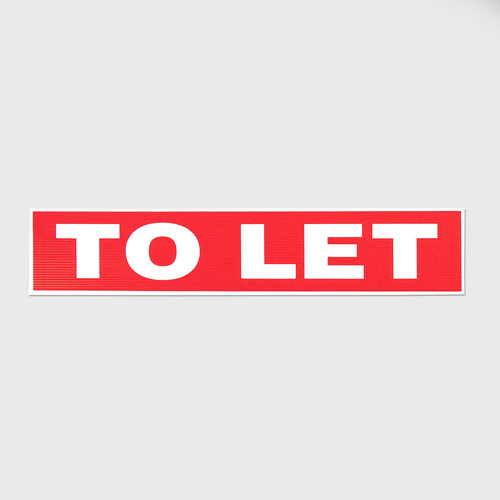 Corflute: TO LET