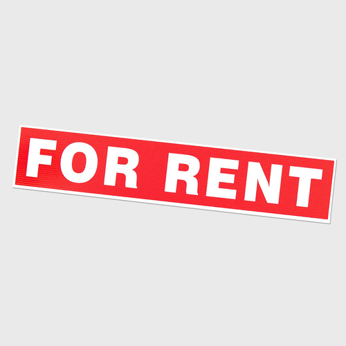 Corflute: FOR RENT