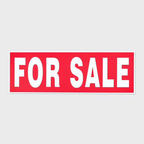 Corflute Large: FOR SALE