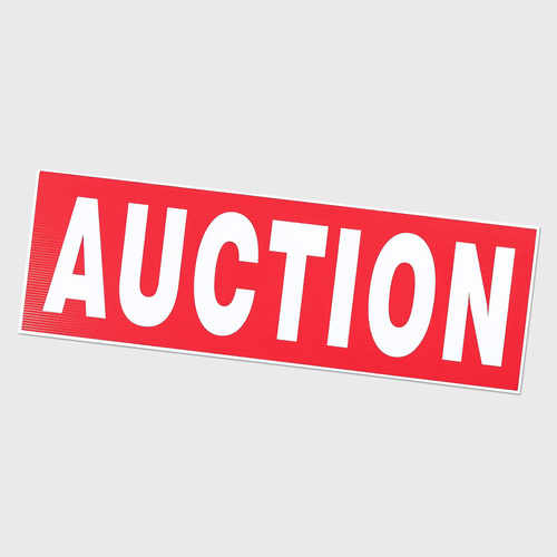 Corflute Large: AUCTION