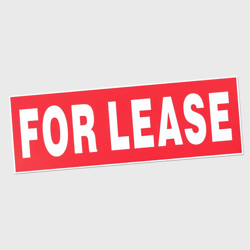 Corflute Large: FOR LEASE
