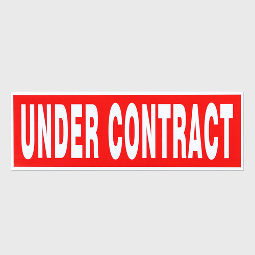 Corflute Large: UNDER CONTRACT