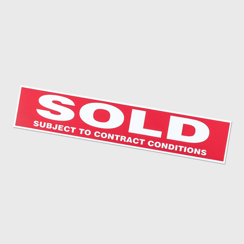 Corflute: SOLD SUBJ TO CONT COND
