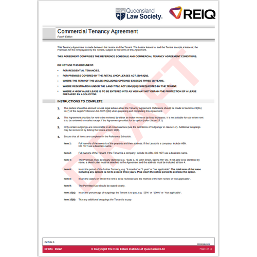 Commercial Tenancy Agreement