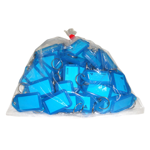 Key tags Double sided ONE COLOUR pk50